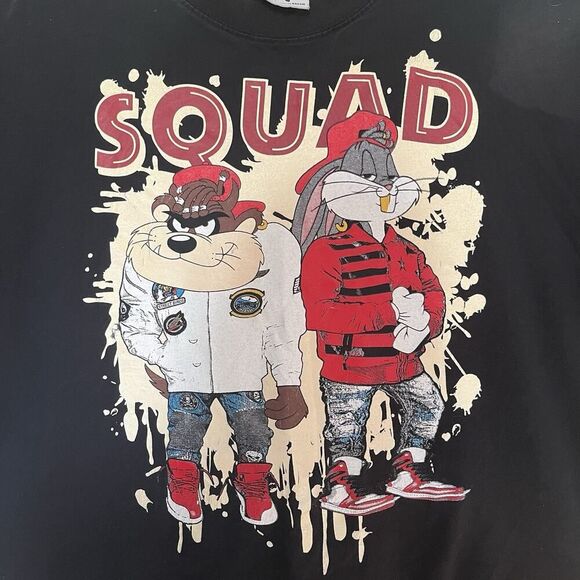 Vintage Phat Doc T-Shirt Sz XXL Bugs Bunny Taz Squad Looney Tunes 90s Y2K RARE - Picture 2 of 5